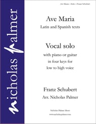 Ave Maria  Vocal Solo & Collections sheet music cover Thumbnail